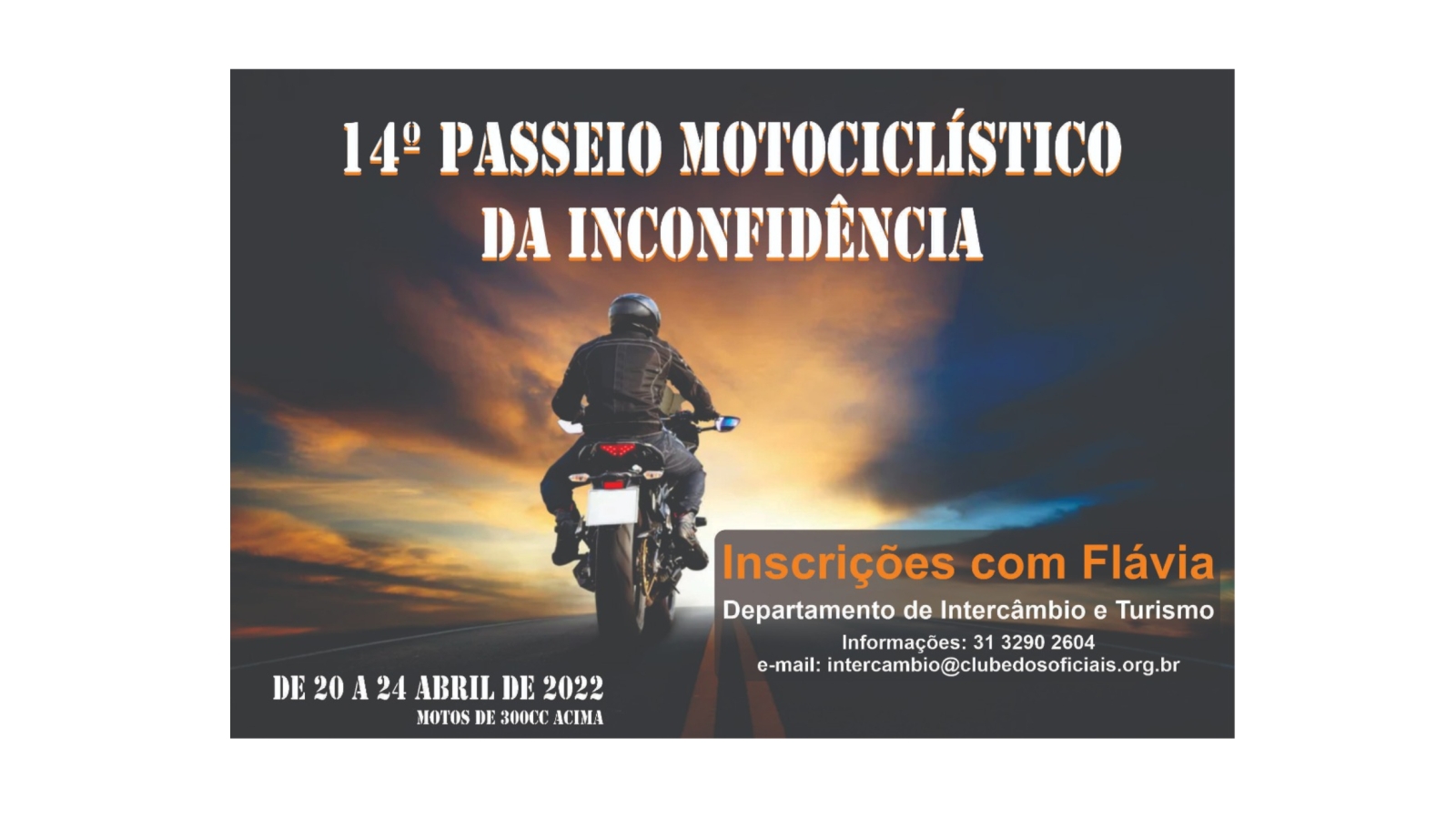 PASSEIO MOTOCICLISTICO.