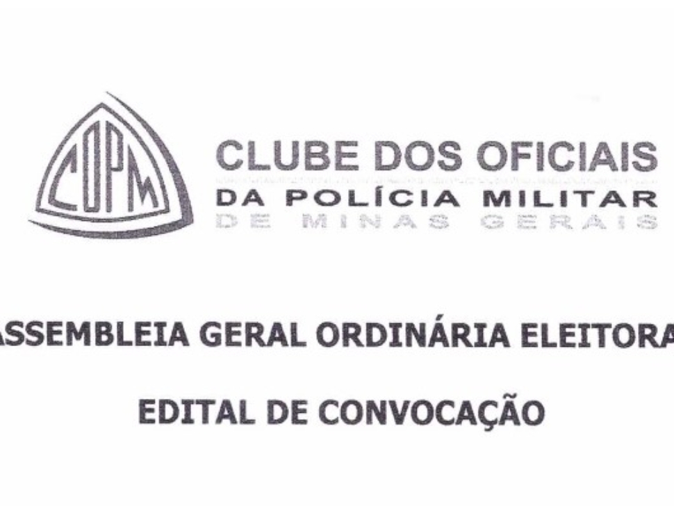 EDITAL DE CONVOCAÇÃO CAPA