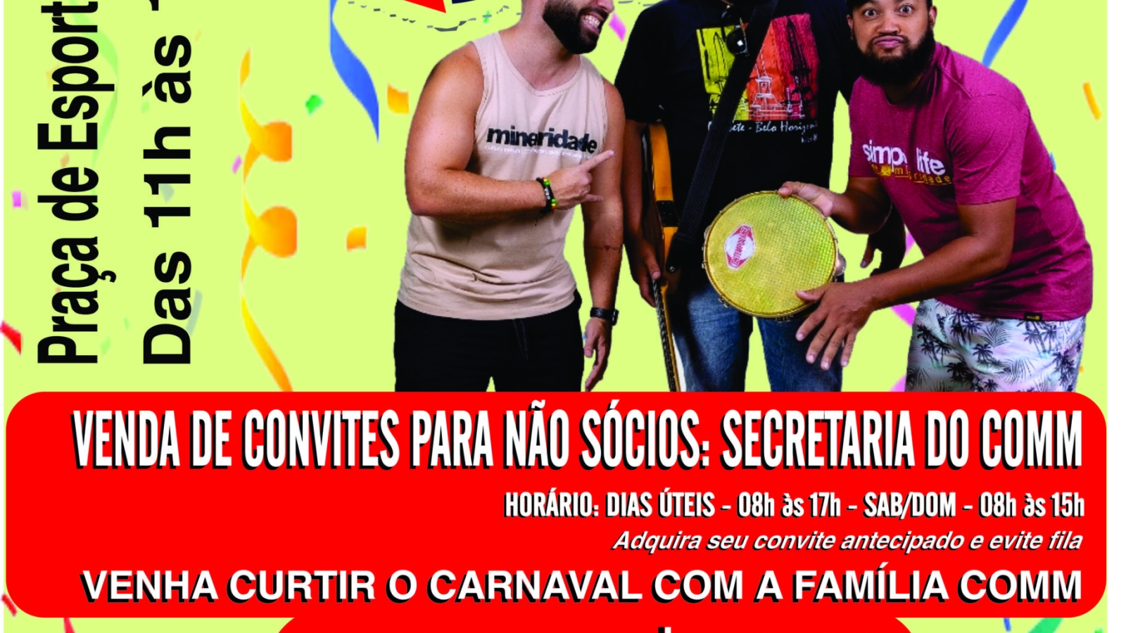 Flyer carnaval 19 fevereiro