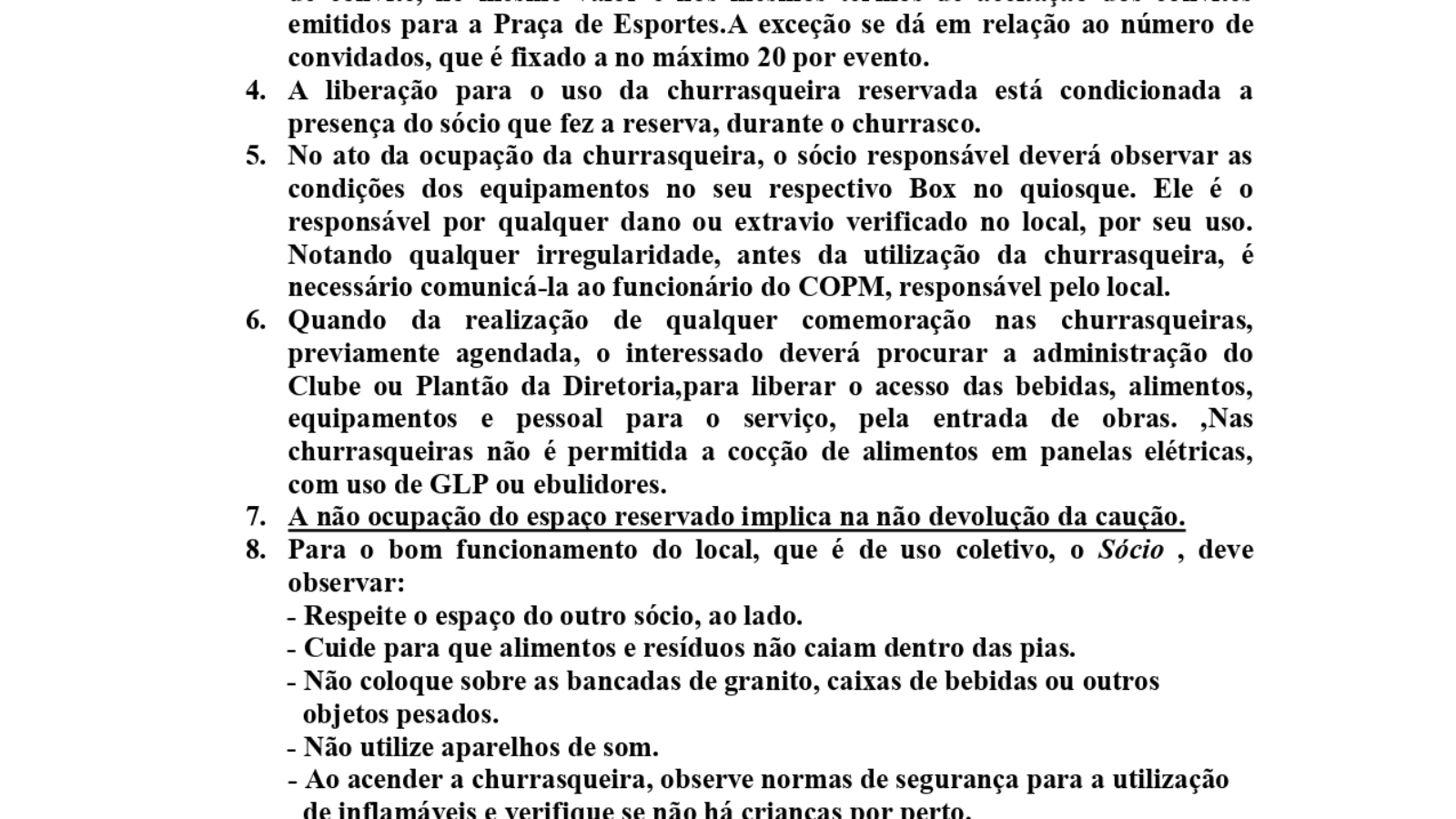 CHURRASQUEIRAS DO COPM