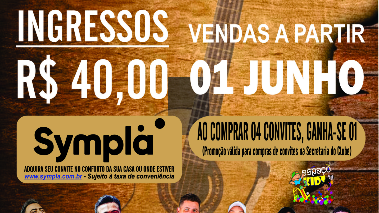 Flyer noite sertaneja