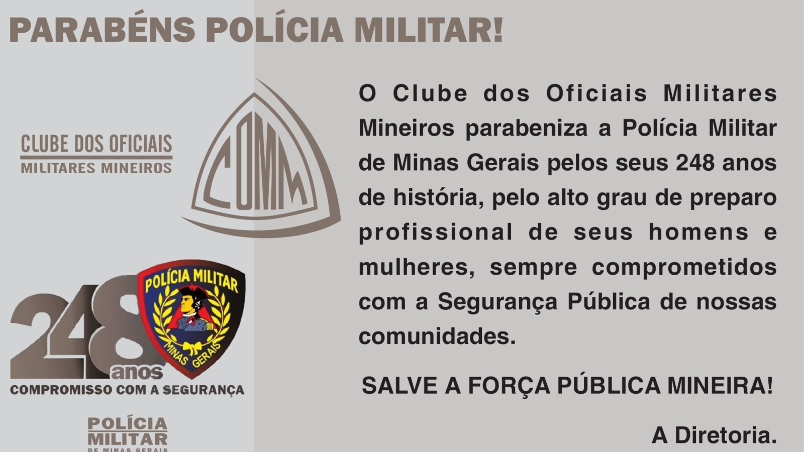 PMMG 248 anos